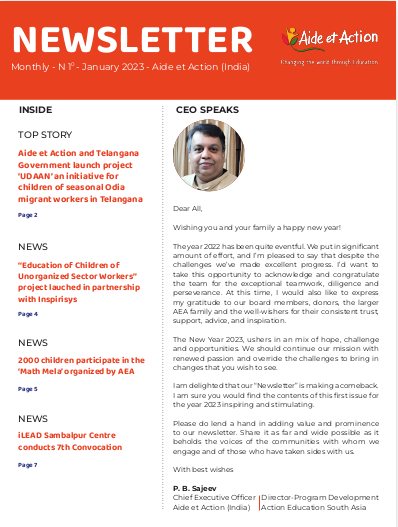 Newsletter January 2023